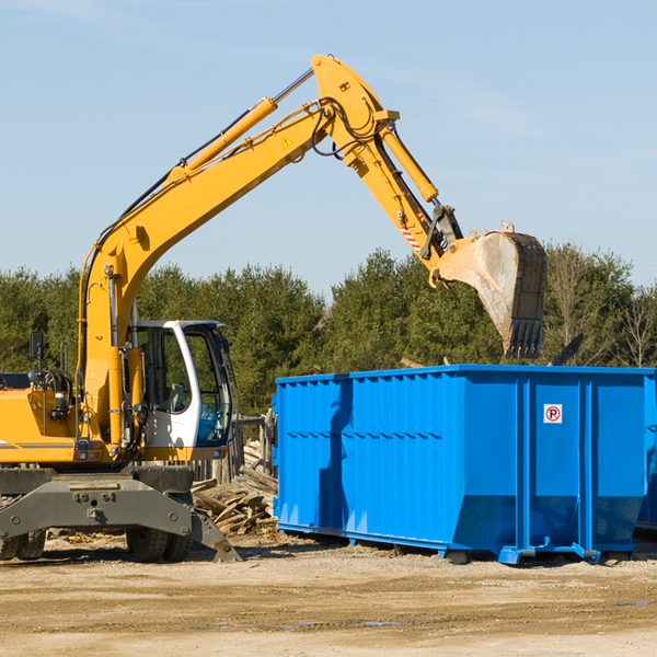 are there any restrictions on where a residential dumpster can be placed in Poplar Grove AR